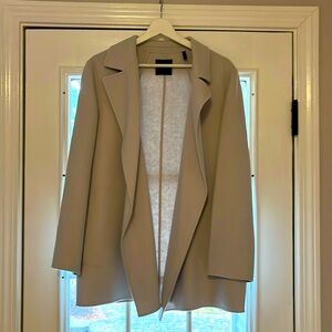 Theory felted blazer. NWOT, Medium, light grey